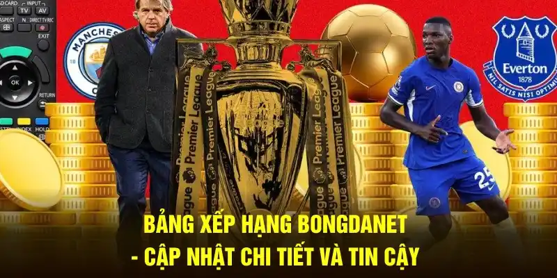 Bảng xếp hạng bongdanet