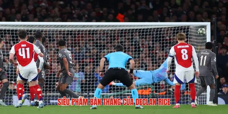 Siêu phẩm về bàn thắng highlight của Declan Rice